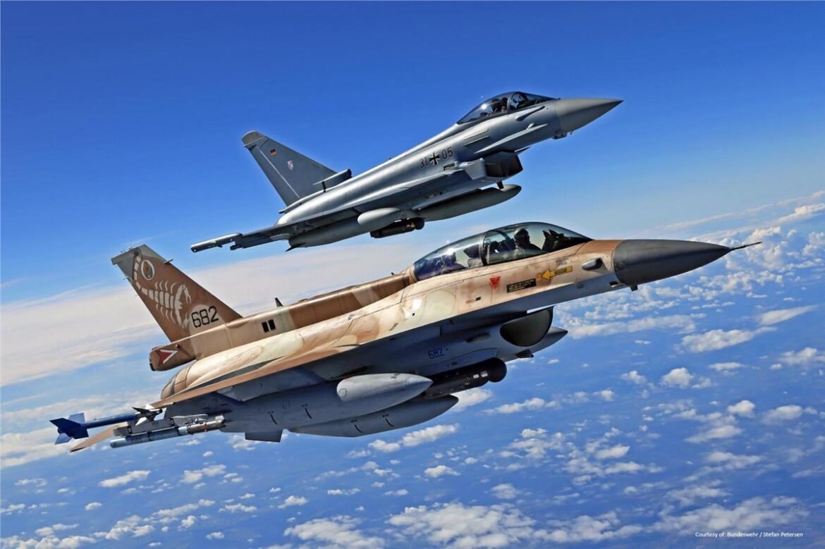 Rafael, LITENING 5, targeting pod, counter-UAS, Eurofighter Typhoon, laser designator, multi-spectral sensor, manned-unmanned teaming, Yoav Tourgeman,
